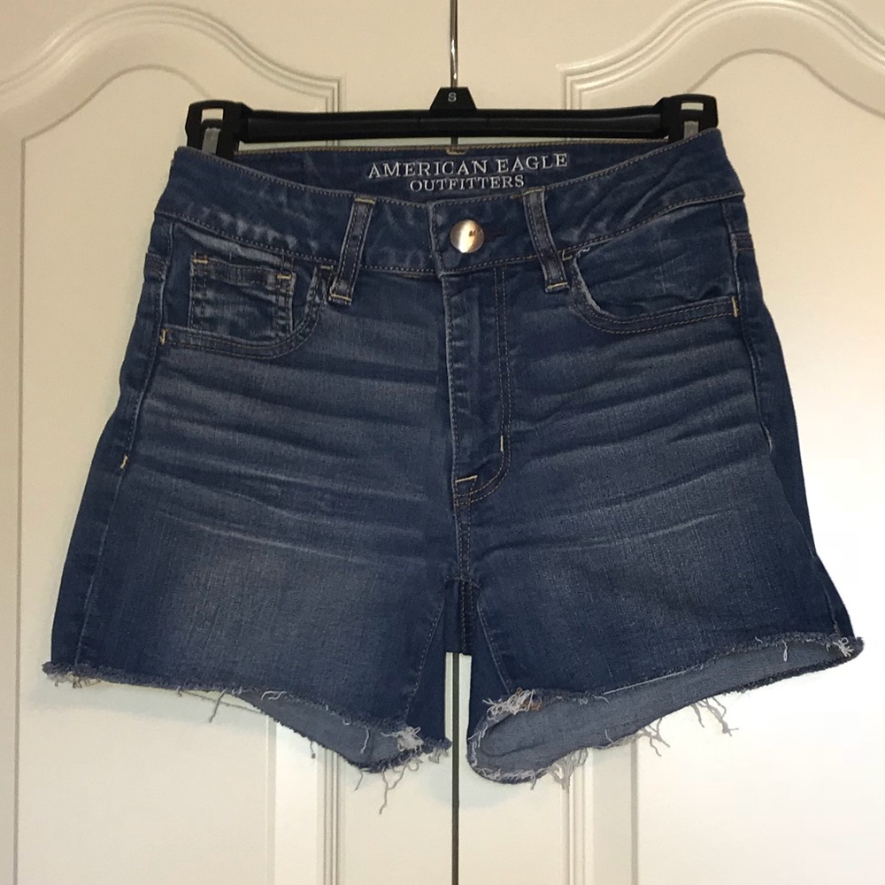 Super Stretch High Rise Shortie AEO shorts